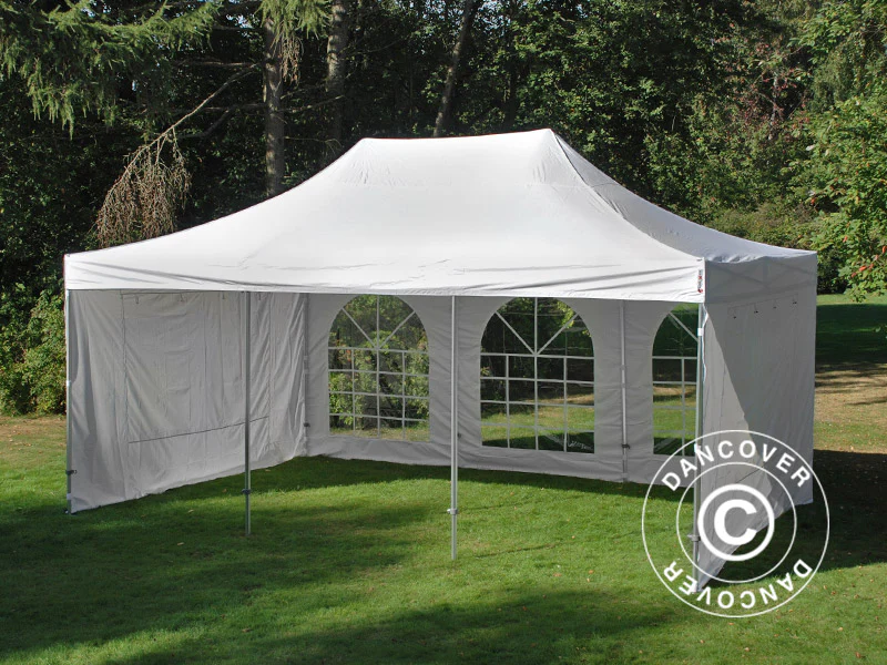 Quick-up telt FleXtents Xtreme 50 Vintage Style 4x6m Hvit, inkl. 8 sider - Image 10