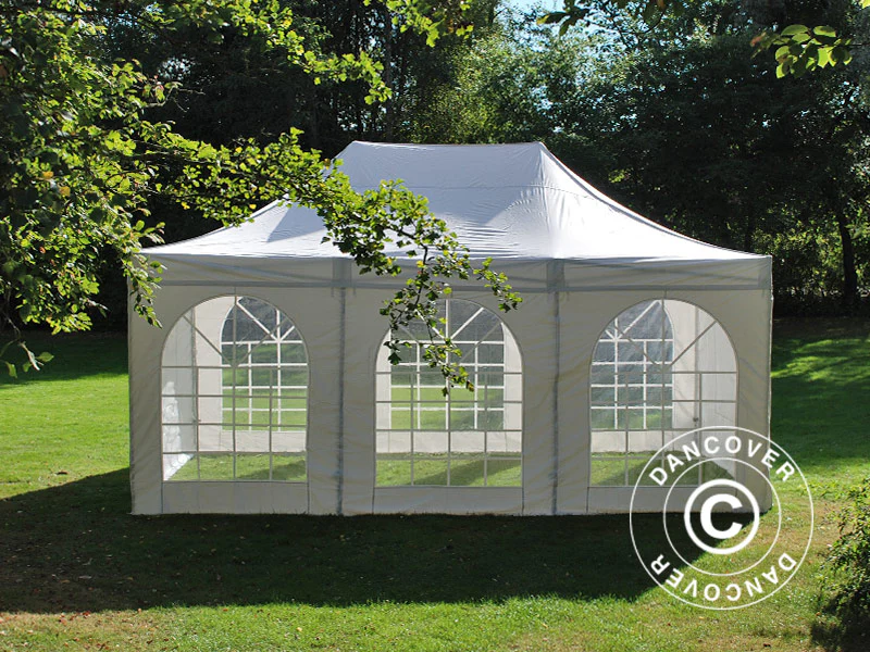 Quick-up telt FleXtents Xtreme 50 Vintage Style 4x6m Hvit, inkl. 8 sider - Image 13