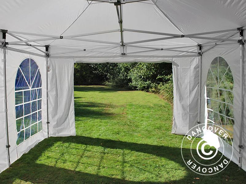 Quick-up telt FleXtents Xtreme 50 Vintage Style 4x6m Hvit, inkl. 8 sider - Image 15