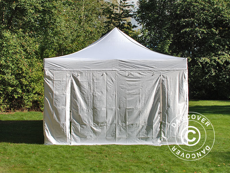Quick-up telt FleXtents Xtreme 50 Vintage Style 4x6m Hvit, inkl. 8 sider - Image 24