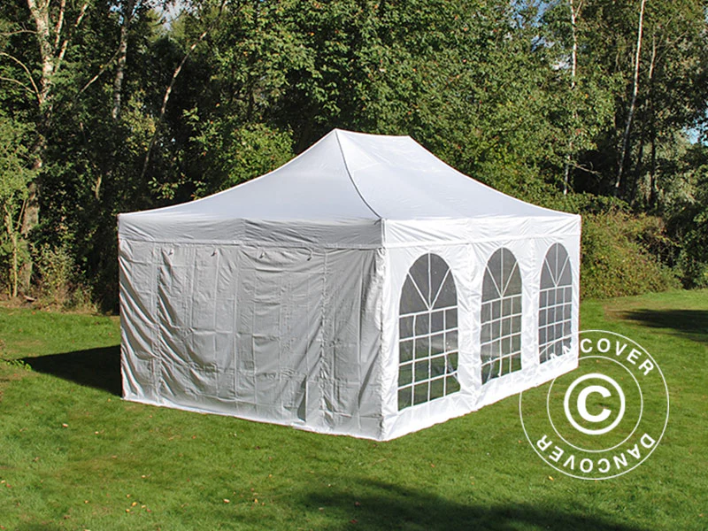 Quick-up telt FleXtents Xtreme 50 Vintage Style 4x6m Hvit, inkl. 8 sider - Image 27