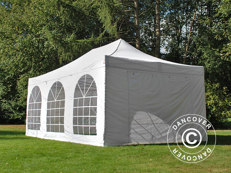 Quick-up telt FleXtents Xtreme 50 Vintage Style 4x6m Hvit, inkl. 8 sider - Image 32