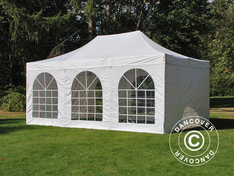 Quick-up telt FleXtents Xtreme 50 Vintage Style 4x6m Hvit, inkl. 8 sider - Image 6