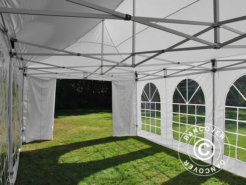Quick-up telt FleXtents Xtreme 50 Vintage Style 4x8m Hvit, inkl. 6 sider - Image 13