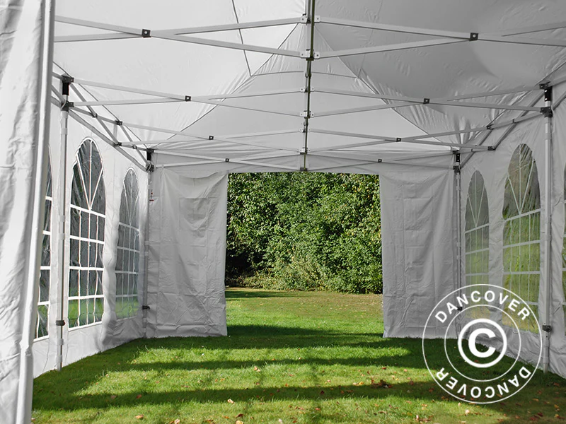 Quick-up telt FleXtents Xtreme 50 Vintage Style 4x8m Hvit, inkl. 6 sider - Image 20