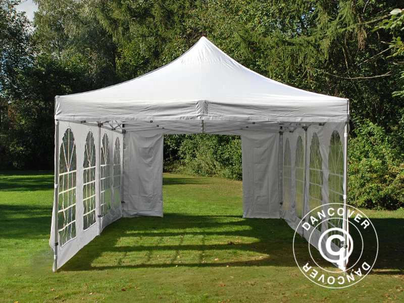 Quick-up telt FleXtents Xtreme 50 Vintage Style 4x8m Hvit, inkl. 6 sider - Image 23