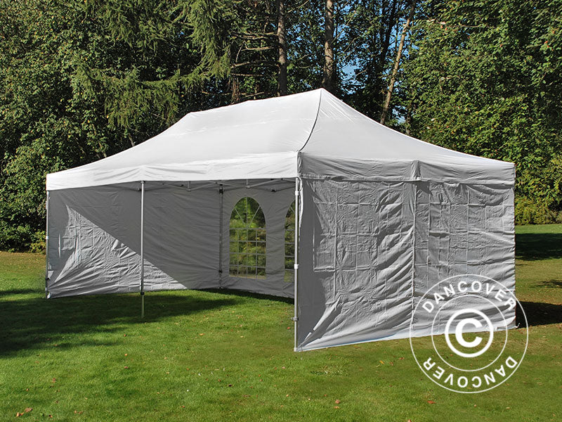 Quick-up telt FleXtents Xtreme 50 Vintage Style 4x8m Hvit, inkl. 6 sider - Image 25