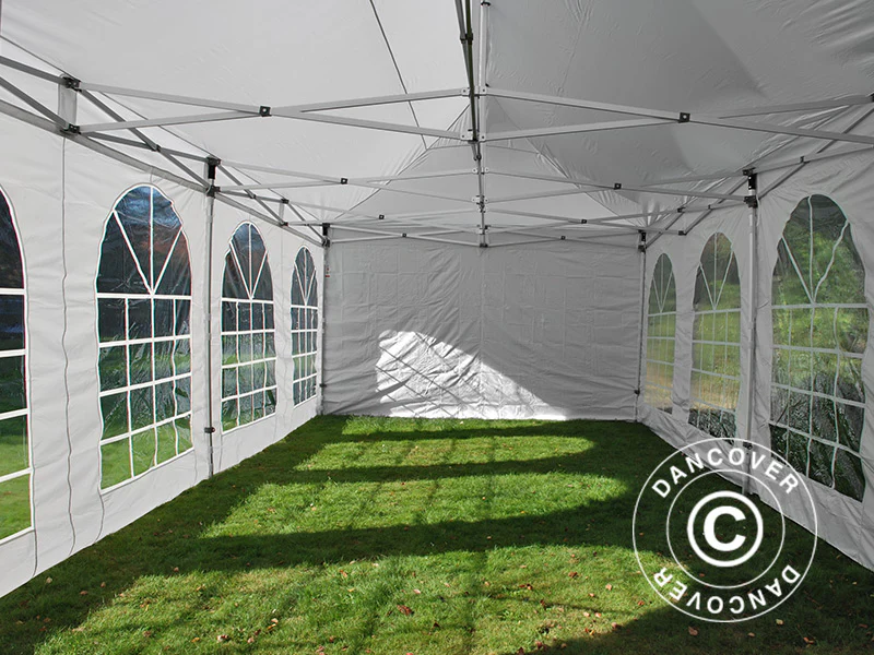 Quick-up telt FleXtents Xtreme 50 Vintage Style 4x8m Hvit, inkl. 6 sider - Image 6