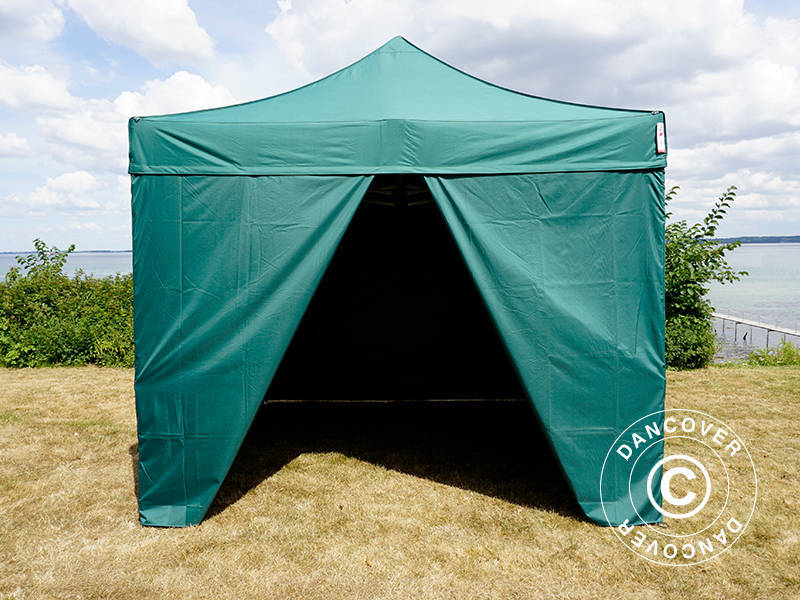 Quick-up telt FleXtents Xtreme 60 3x3m Grønn, inkl. 4 sider - Image 3