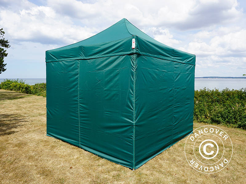 Quick-up telt FleXtents Xtreme 60 3x3m Grønn, inkl. 4 sider - Image 4