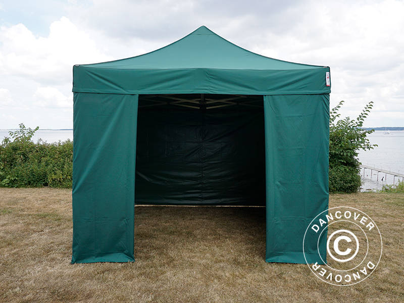 Quick-up telt FleXtents Xtreme 60 3x3m Grønn, inkl. 4 sider - Image 9