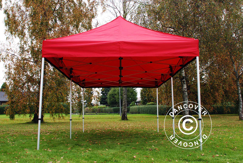 Quick-up telt FleXtents Xtreme 60 3x6m Rød, inkl. 6 sider - Image 4