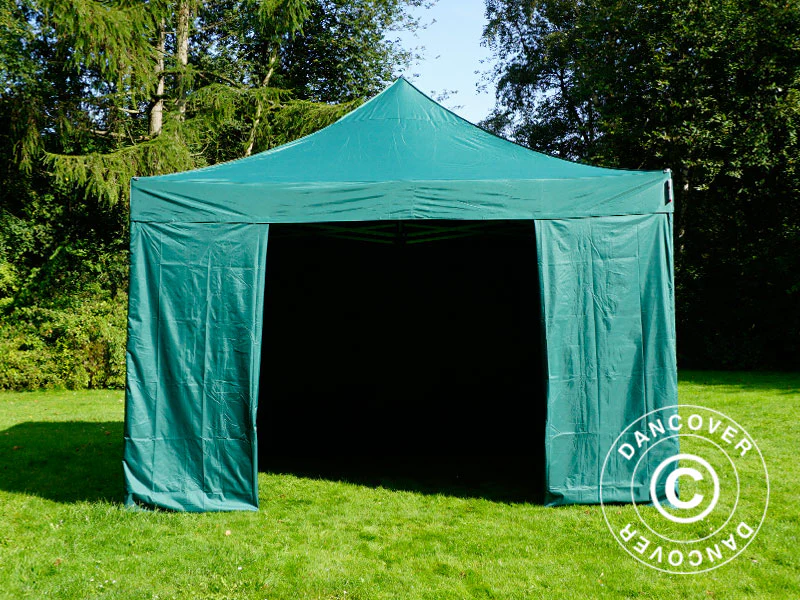 Quick-up telt FleXtents Xtreme 60 4x4m Grønn, med 4 sider - Image 5