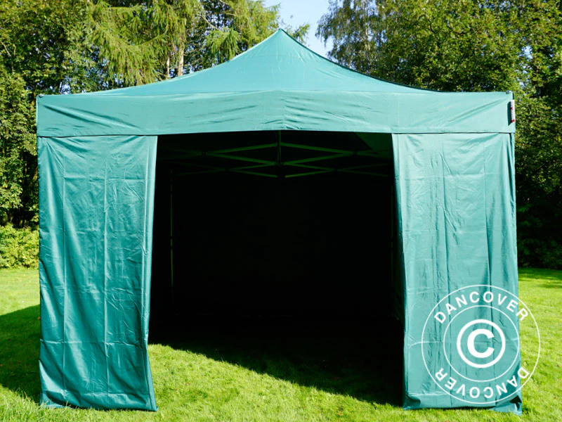 Quick-up telt FleXtents Xtreme 60 4x4m Grønn, med 4 sider - Image 8