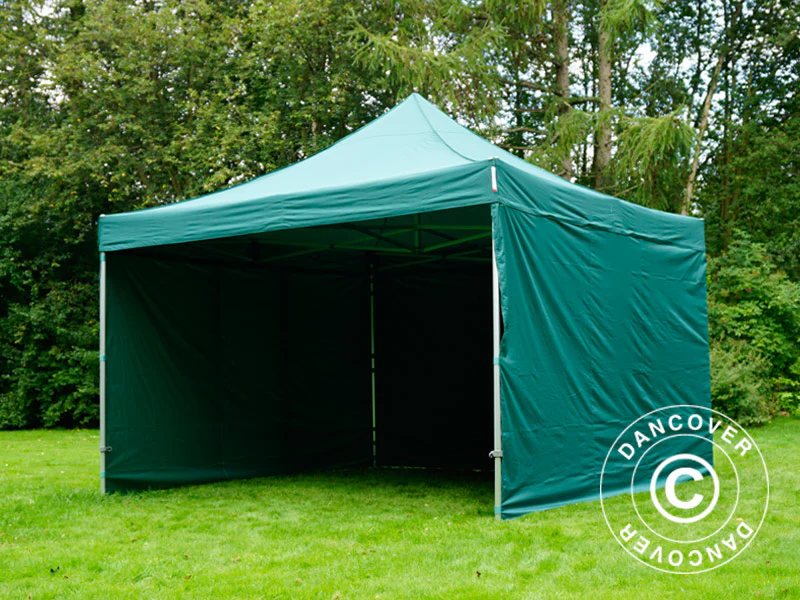 Quick-up telt FleXtents Xtreme 60 4x4m Grønn, med 4 sider - Image 9