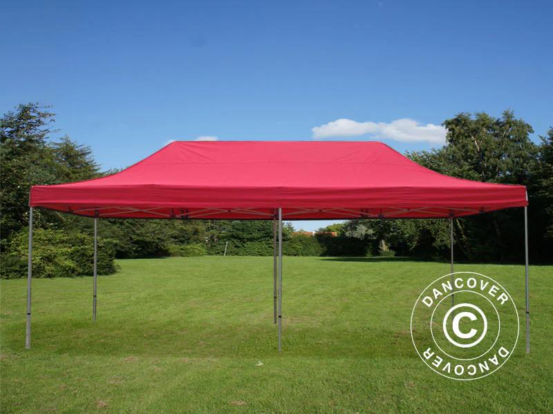 Quick-up telt FleXtents Xtreme 60 4x8m Rød, inkl. 6 sider - Image 3