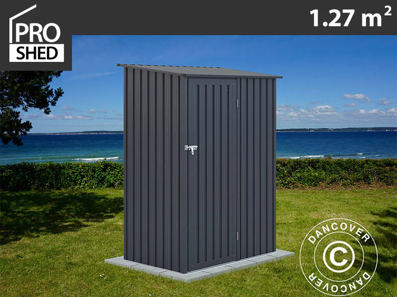 Redskapsbod 1,43x0,89x1,86m, 1,27m², ProShed®, Antrasitt