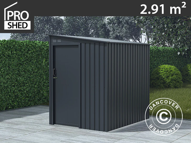 Redskapsbod, 1,5x1,94x1,87cm, 2,91m2, ProShed®, Antrasitt