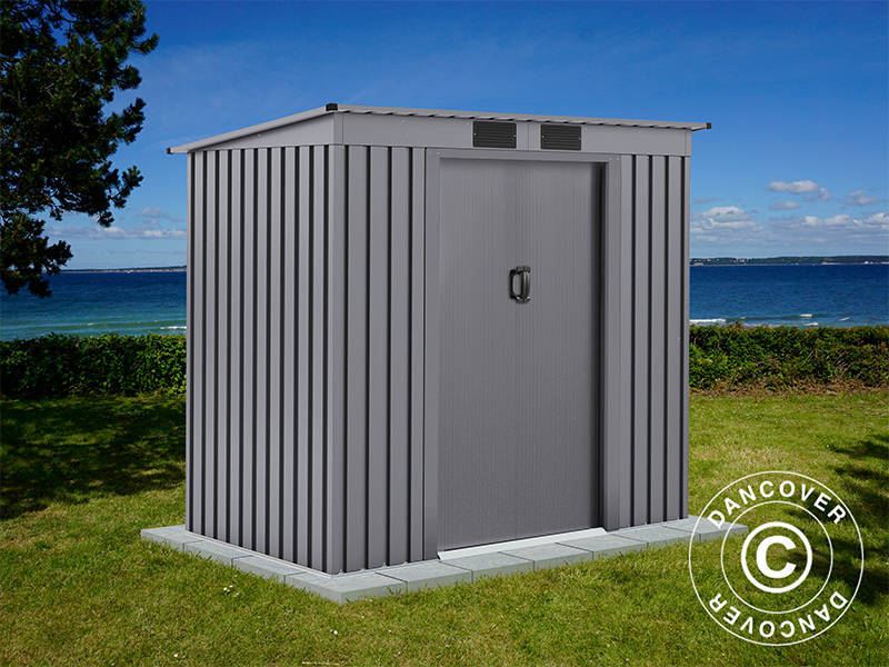 Redskapsbod, 2,01x1,21x1,76m, 2,43m², ProShed®, Aluminium Grå - Image 2