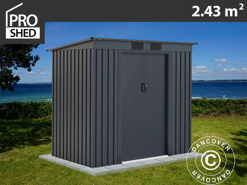 Redskapsbod, 2,01x1,21x1,76m, 2,43m², ProShed®, Antrasitt