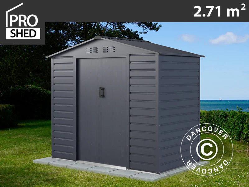 Redskapsbod 2,13x1,27x1,90m, 2,71m², ProShed®, Antrasitt