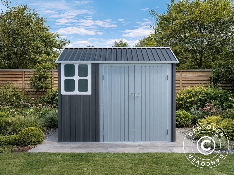Redskapsbod, 2,59x1,72x2,22m, 4,45m², ProShed®, Antrasitt/Hvit - Image 3