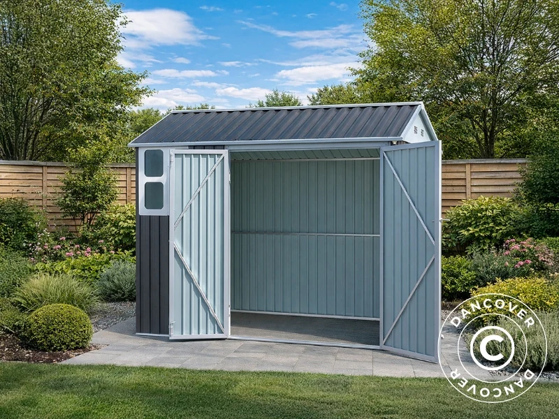 Redskapsbod, 2,59x1,72x2,22m, 4,45m², ProShed®, Antrasitt/Hvit - Image 4