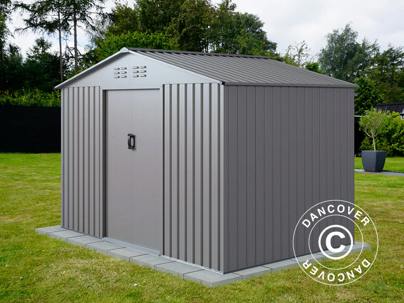 Redskapsbod 2,77x1,91x1,92m, 5,29m², ProShed®, Aluminium Grå - Image 2