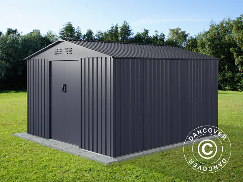 Redskapsbod 2,77x3,19x1,92m, 8,84m², ProShed®, Antrasitt - Image 2