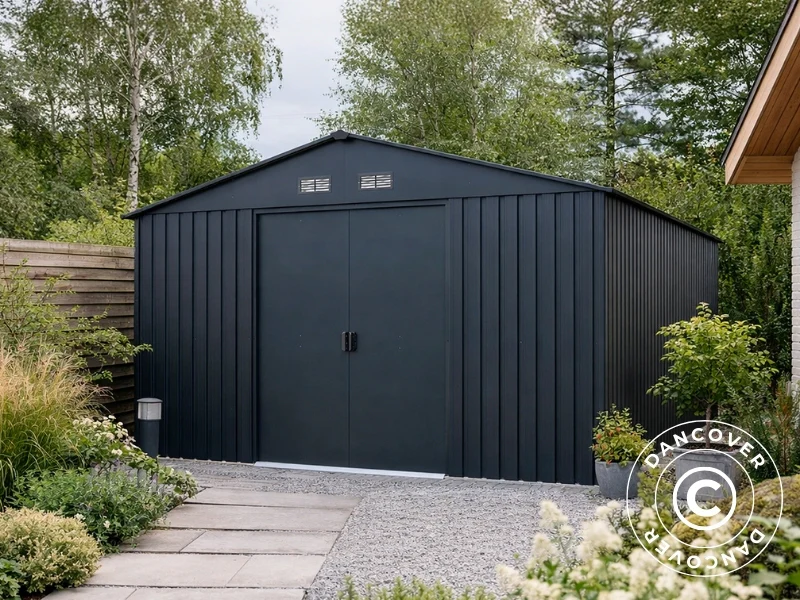 Redskapsbod 3,22x3,67x2,17m, 11,8m2, ProShed®, Antrasitt - Image 2