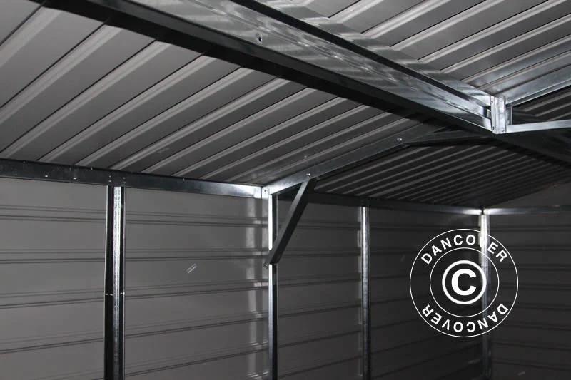 Redskapsbod 3,4x3,82x2,05m, 12,99m², ProShed®, Antrasitt - Image 4