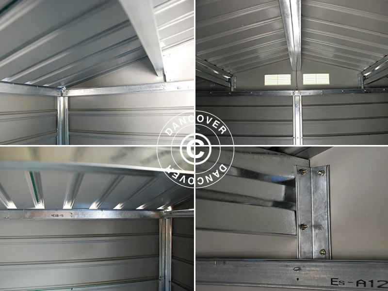 Redskapsbod 3,4x3,82x2,05m, 12,99m², ProShed®, Antrasitt - Image 5