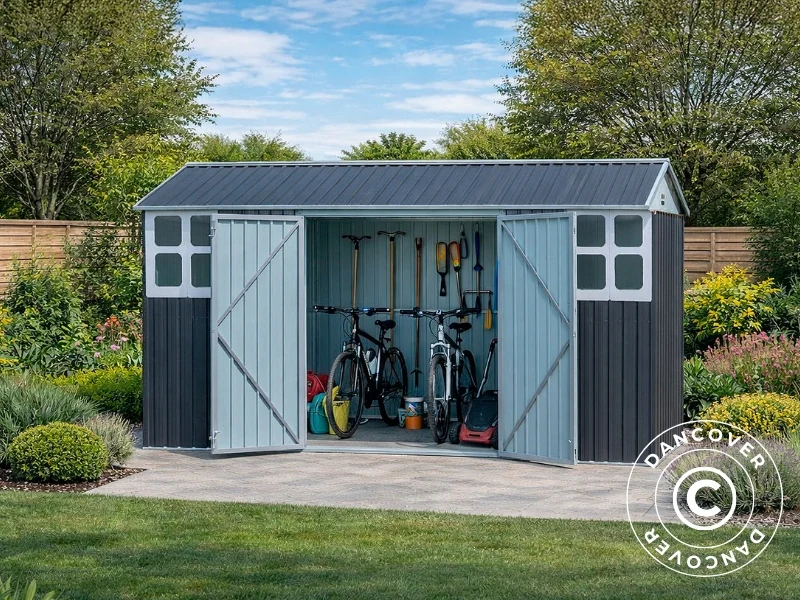 Redskapsbod 3,66x1,72x2,22m, 6,29m², ProShed®, Antrasitt/Hvit - Image 3