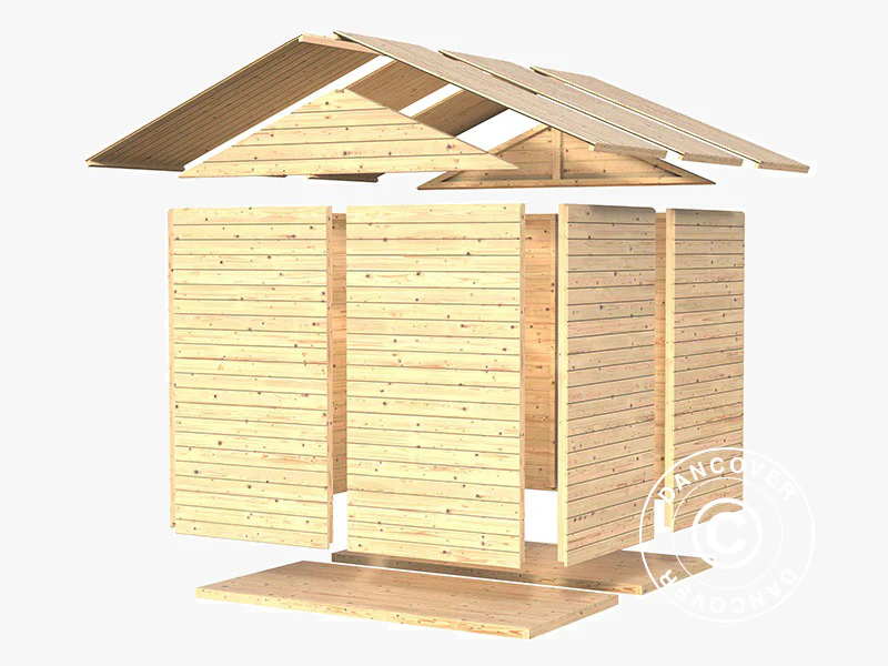 Redskapsbod i tre, Bertilo Sylt 3, 1,8x2,38x2,25m, 4,28m² - Image 4
