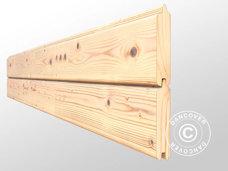 Redskapsbod m/overheng, Bertilo Amrum 3 Plus, 3,86x1,8x2,1m, 2,78m² + 4,16m² - Image 3
