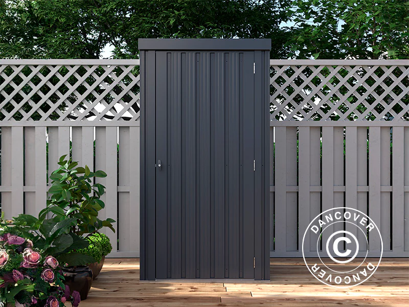 Redskapsbod, stålskap 0,98x0,81x1,8m, 0,79m², ProShed®, Antrasitt - Image 5