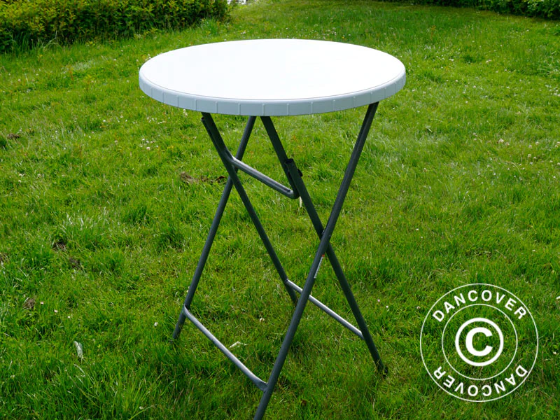 Rundt Bar bord PRO Ø80cm, Lysegrå - Image 3