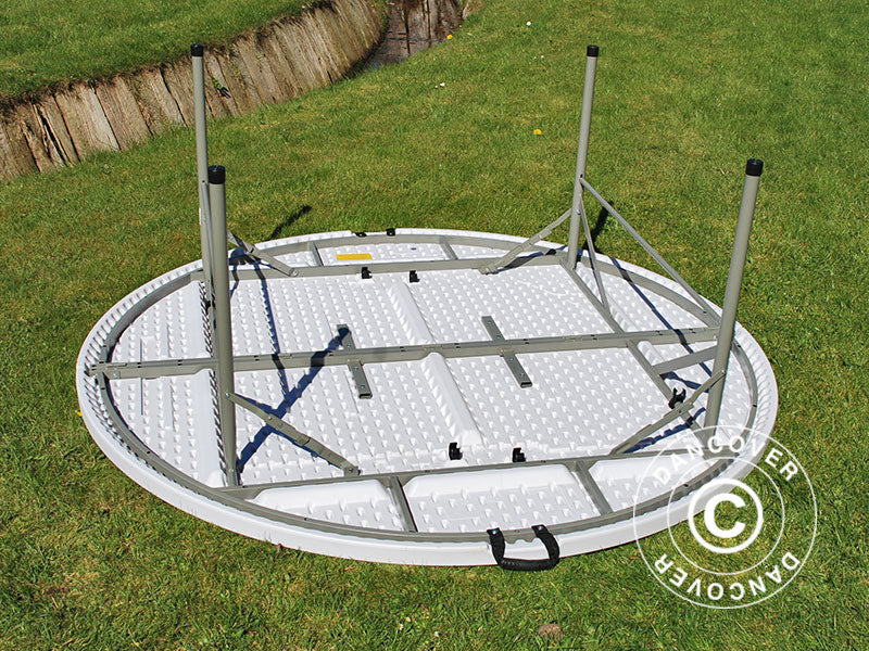 Rundt klappbord PRO Ø183cm, Lysegrått (1 stk.) - Image 3