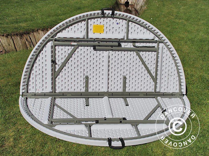 Rundt klappbord PRO Ø183cm, Lysegrått (1 stk.) - Image 5