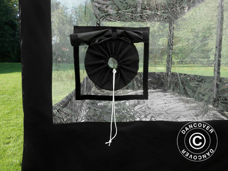 Sammenleggbar garasje FleX Carcover, 2,5x5m, Svart - Image 10