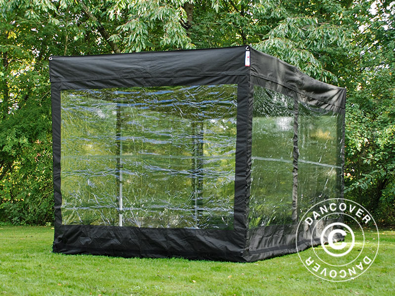 Sammenleggbar garasje FleX Carcover, 2,5x5m, Svart - Image 3