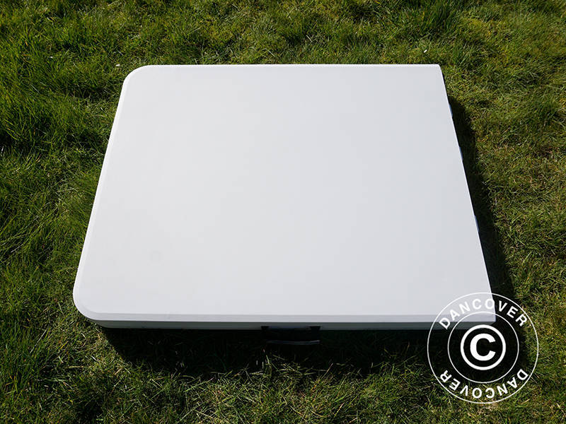 Sammenleggbart bord 180x74x74cm, lys grå (1 stk.) - Image 22