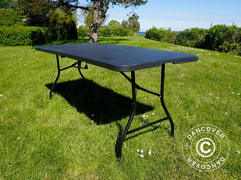 Sammenleggbart bord 180X74X74cm, svart (25 stk.) - Image 10