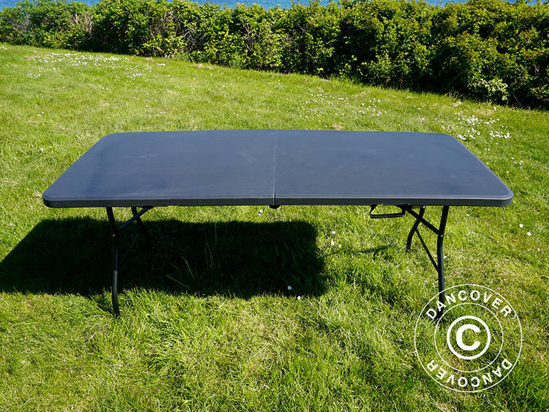 Sammenleggbart bord 180X74X74cm, svart (25 stk.) - Image 11