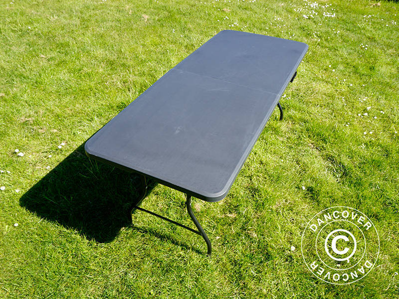 Sammenleggbart bord 180X74X74cm, svart (25 stk.) - Image 13