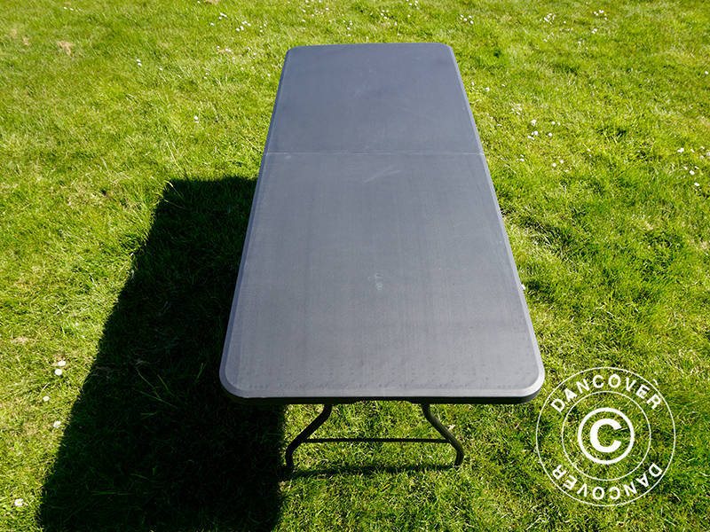 Sammenleggbart bord 180X74X74cm, svart (25 stk.) - Image 14