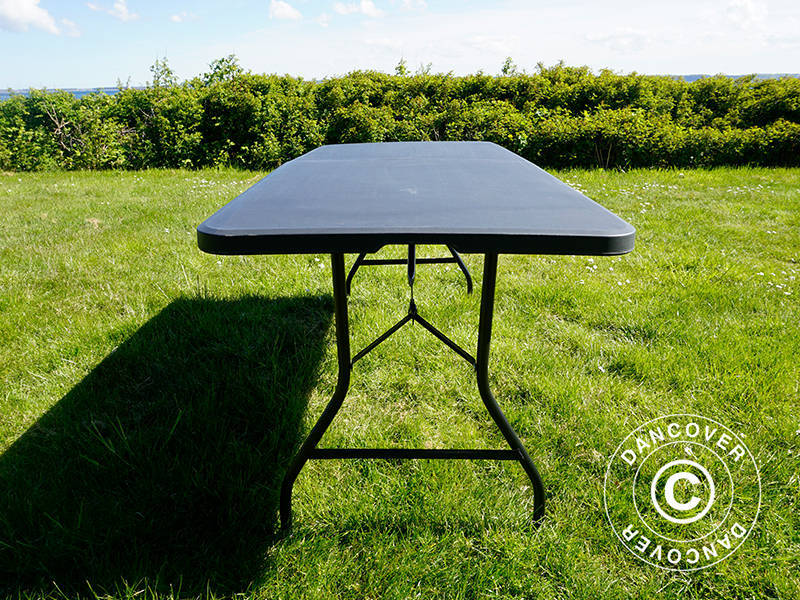 Sammenleggbart bord 180X74X74cm, svart (25 stk.) - Image 15