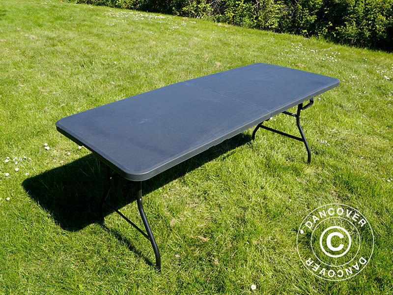 Sammenleggbart bord 180X74X74cm, svart (25 stk.) - Image 18