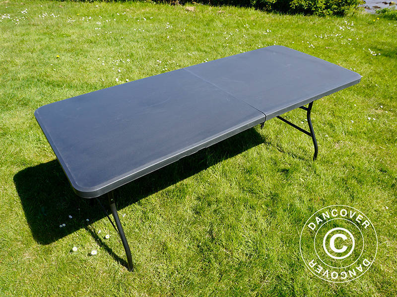 Sammenleggbart bord 180X74X74cm, svart (25 stk.) - Image 21