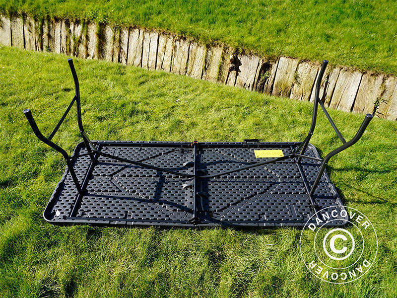 Sammenleggbart bord 180X74X74cm, svart (25 stk.) - Image 25